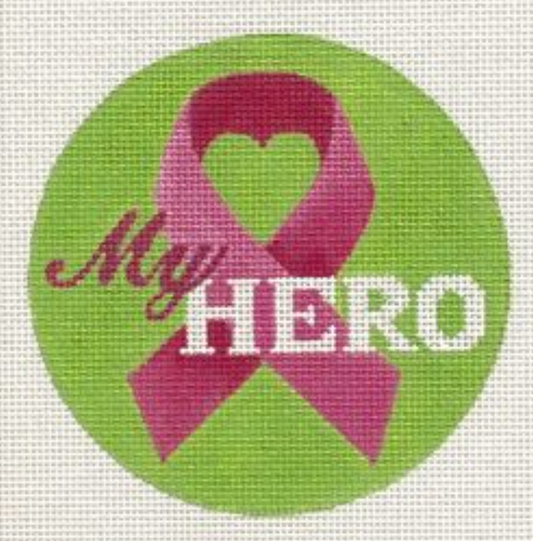 BC01 My Hero Pink Breast Cancer Ribbon