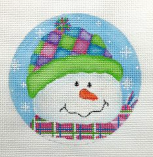 SN10 Patches Snowman Ornament