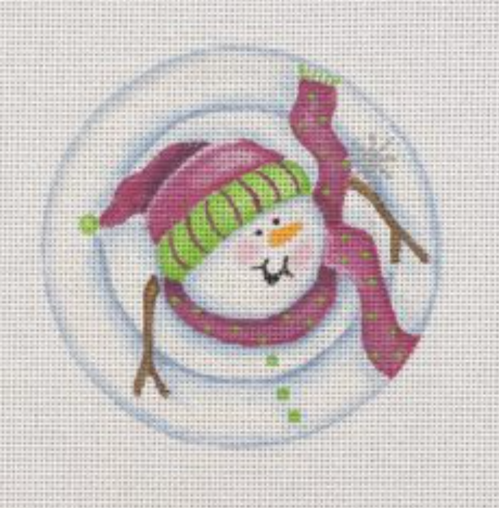 SN17 Stacked Snowman Samantha Ornament