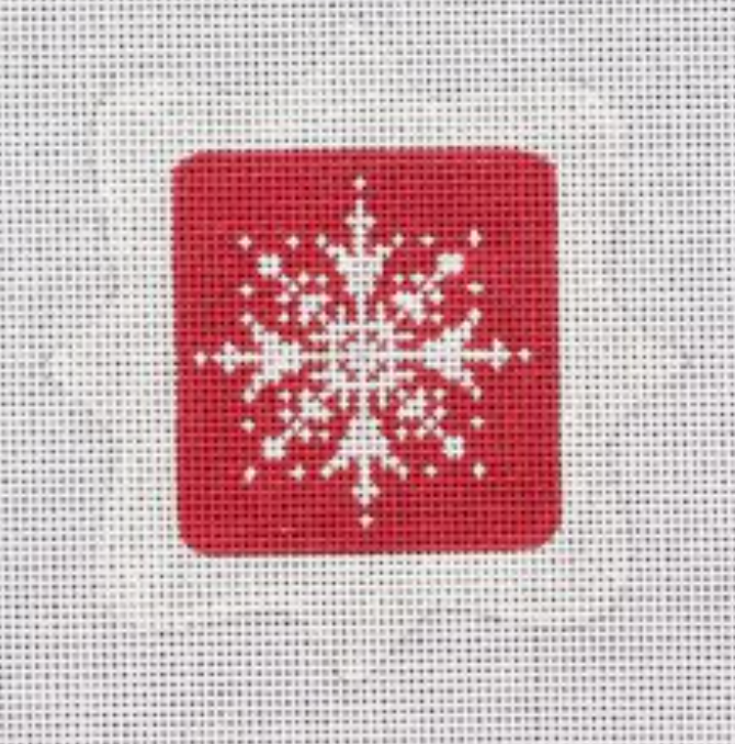 SF04 Red Framed Snowflake
