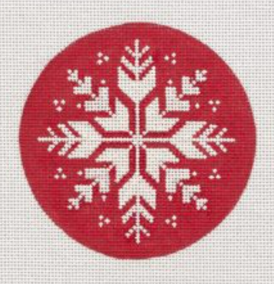 SF07 Red Nordic Snowflake