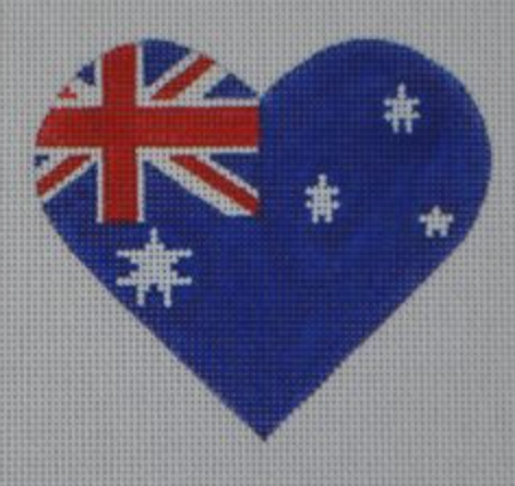 HT21 Australian Flag Heart