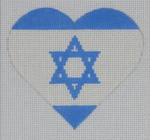 HT22 Israel Flag Heart