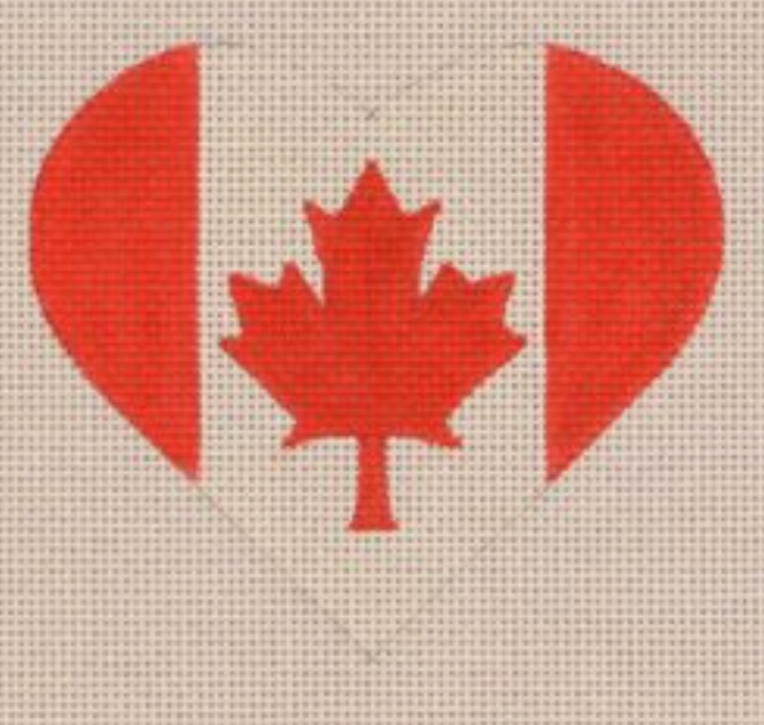 HT16 Canadian Flag Heart