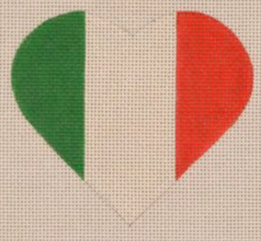 HT18 Italian Flag Heart