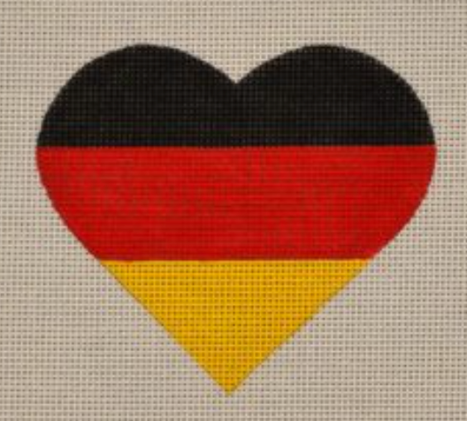 HT13 German Flag Heart