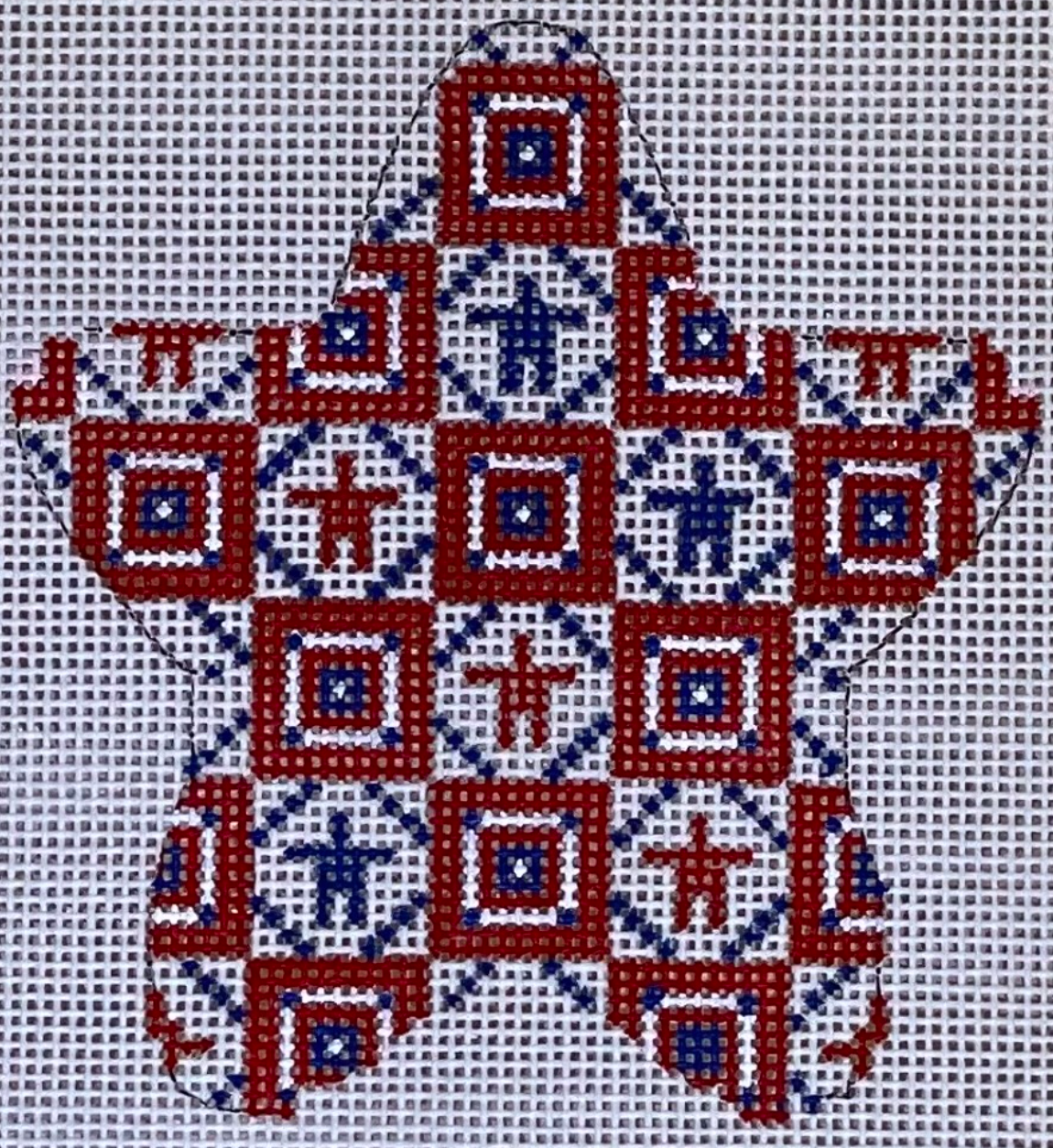 CH-428 Stars and Squares Star