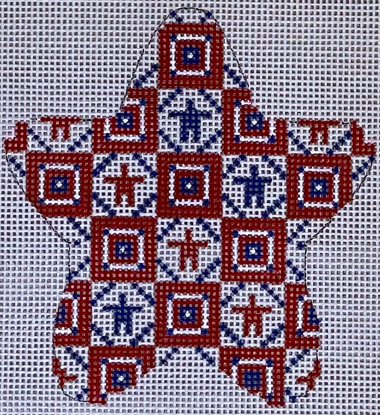 CH-428 Stars and Squares Star