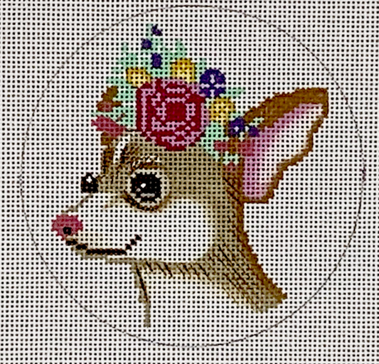 JA-08 Chihuahua with Flower Crown