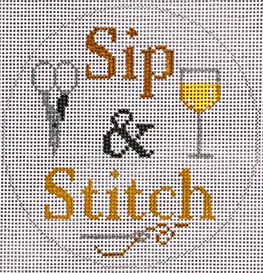 ZIA-161 Sip and Stitch - White Wine
