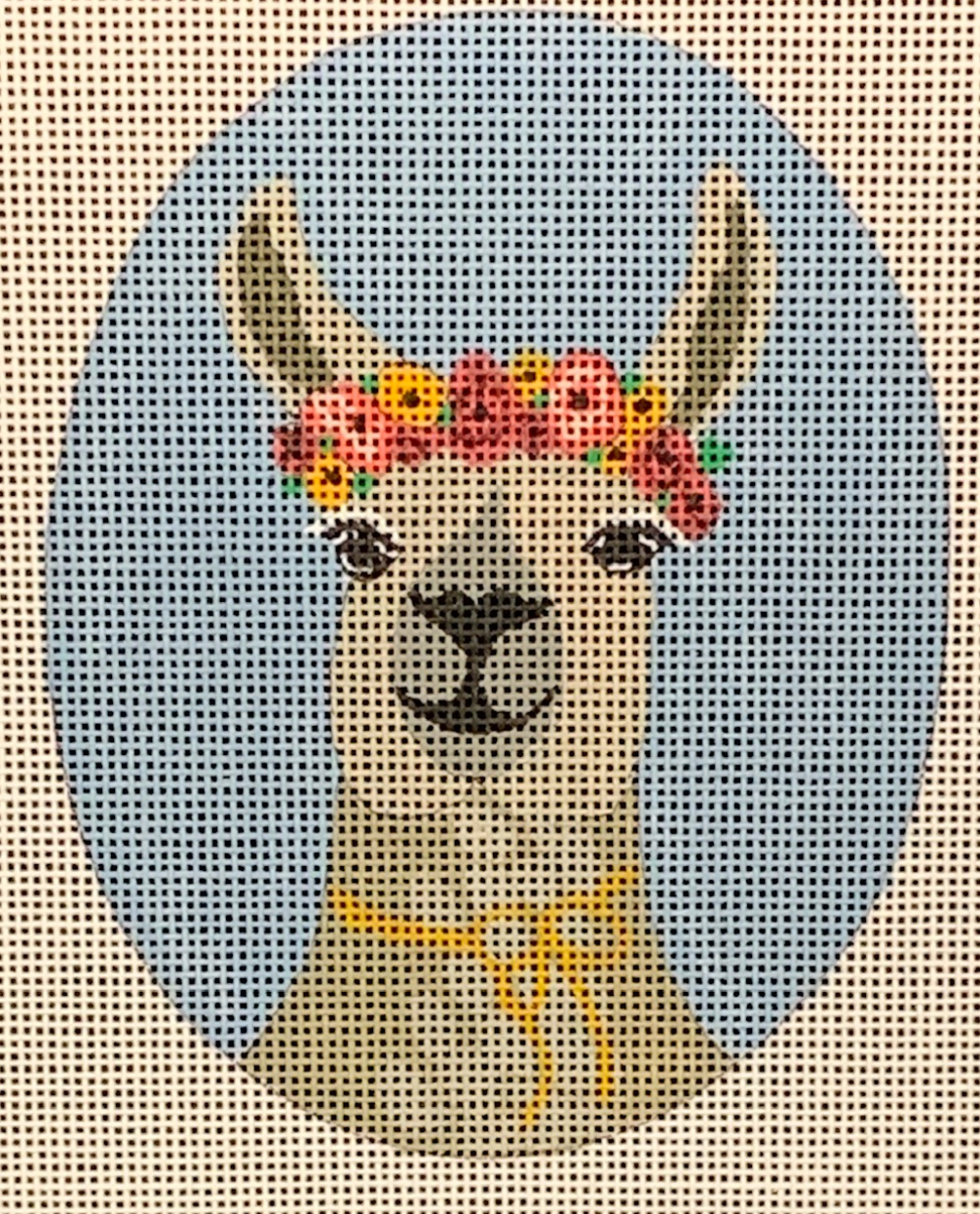 JM-01 Llama with Flower Crown