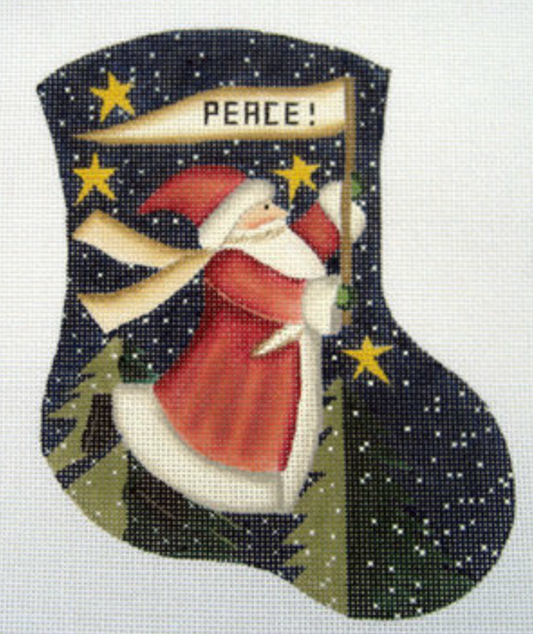 LK-07 Peace Santa Mini Stocking