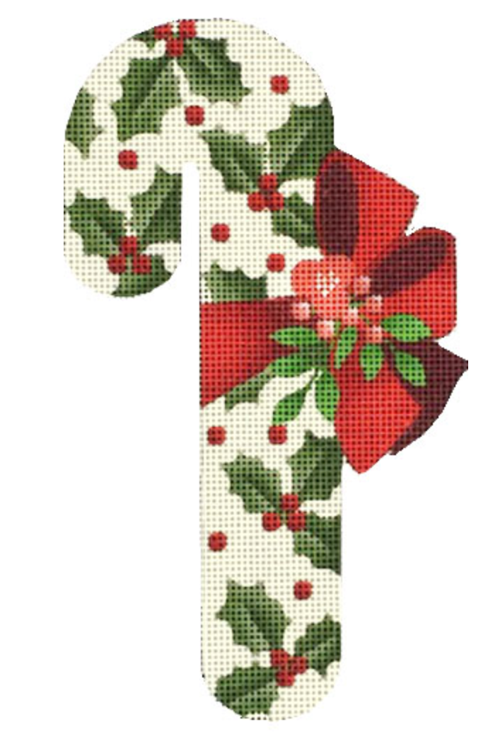 2109B Holly Candy Cane