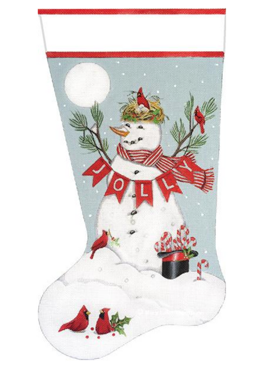 MLT436 Jolly Snowman Sock