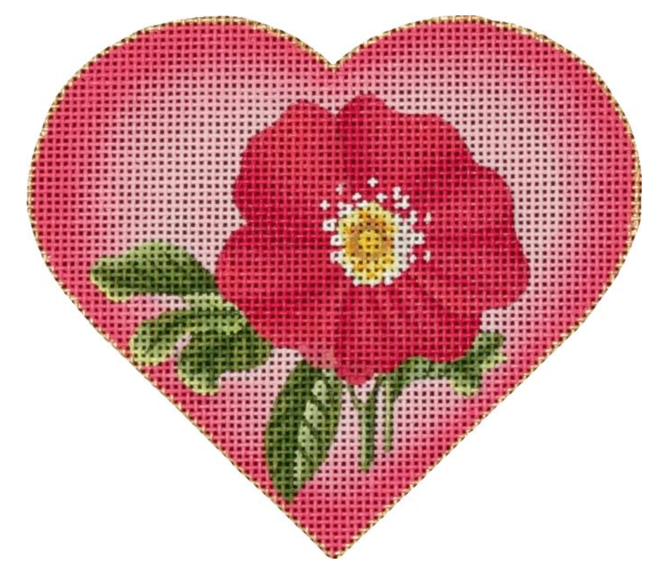 2222B Pink Flower Heart