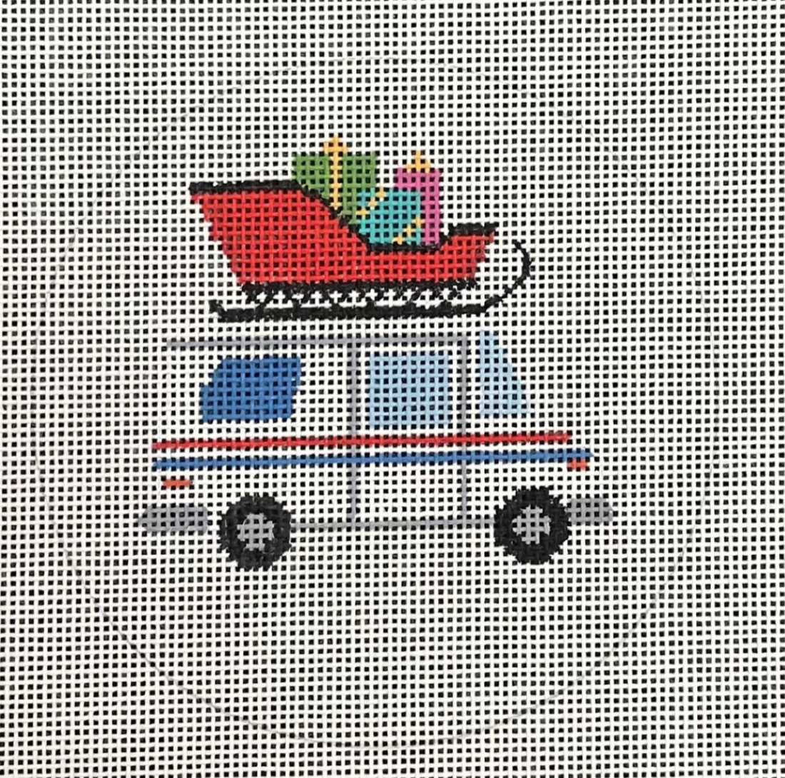 AL-069 Christmas Post Office Delivery Truck