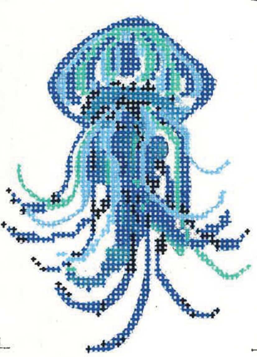 KCN957 Cerulean Blue Jellyfish
