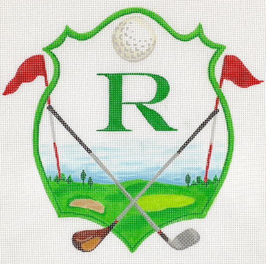 ALCR-21 Golf Monogram Crest