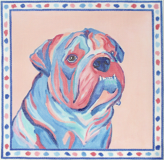 MC-PL-04 Bulldog with Spotted Border