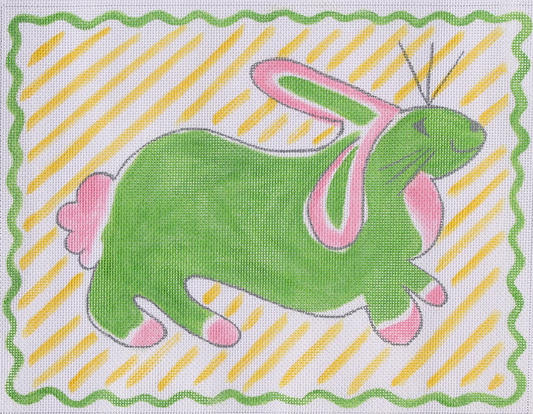 JW-PL-07 Pink and Green Rabbit