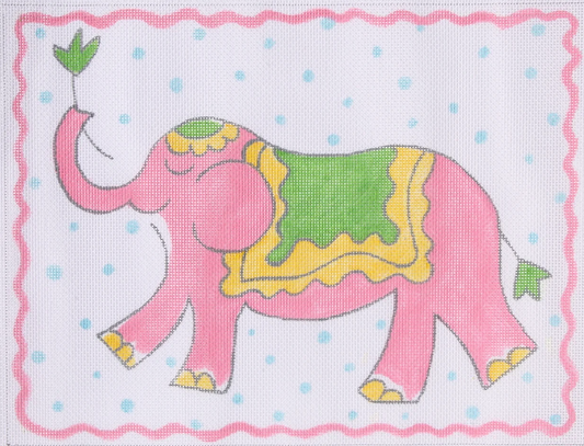 JW-PL-06 Pink and Yellow Elephant