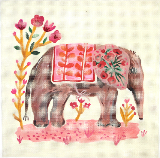 CG-PL-02 Elephant with Pink Blanket