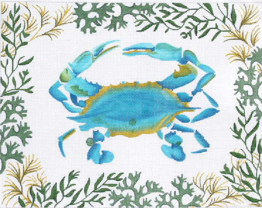 PL-60 Blue Crab with Mixed Seaweed Border