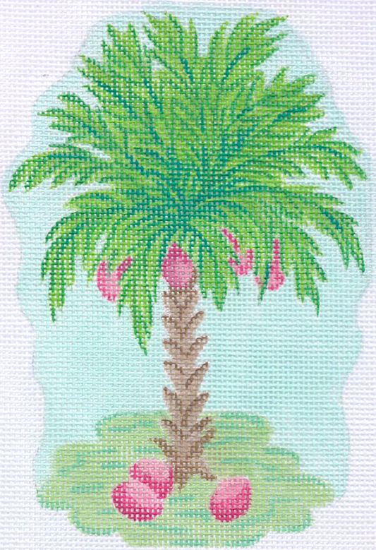 OM-86 Tropical Mini - Palm Tree with Pink Coconuts