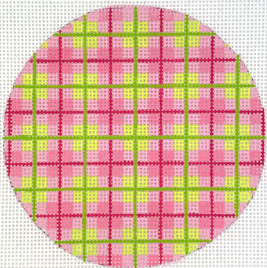 INSMC-27 Pink and Green Madras Plaid