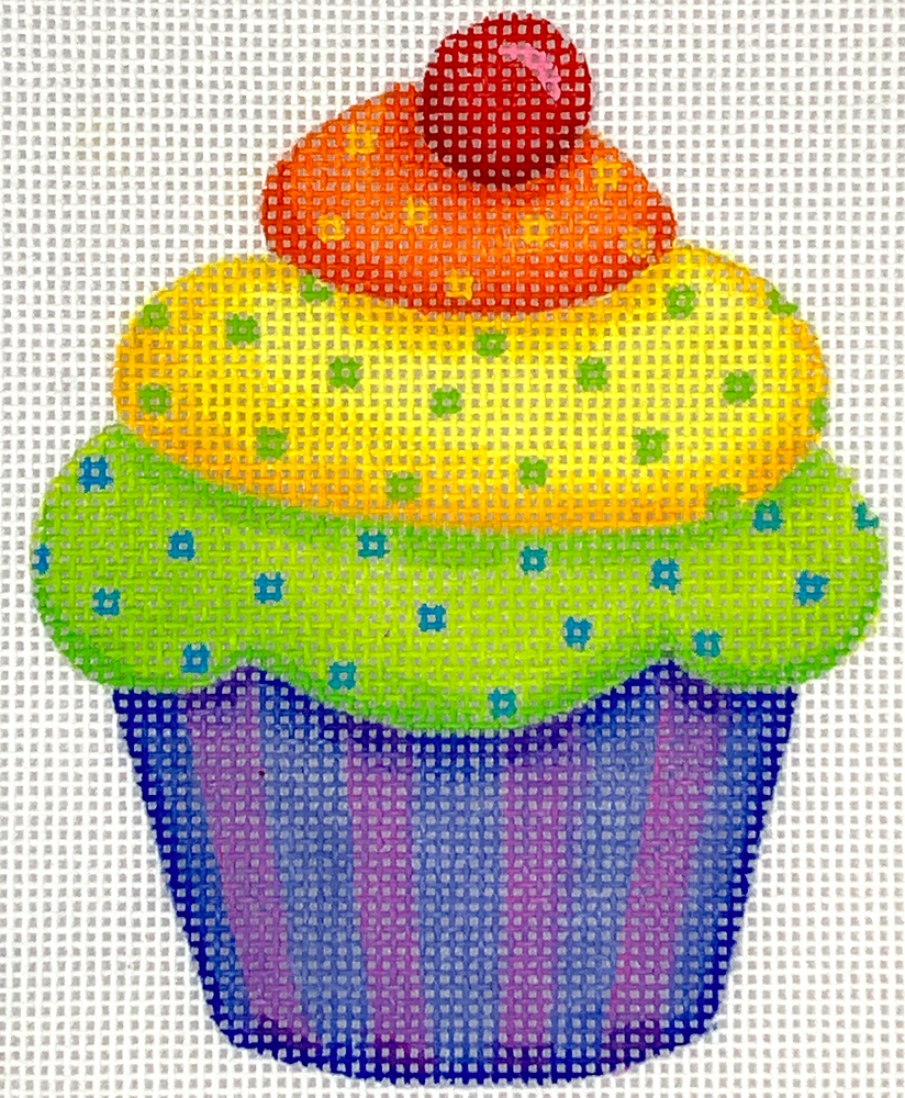 OM-285 Mini Sweet Treat - Rainbow Cupcake with Cherry