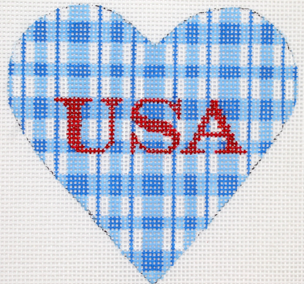 OM-231 Patriotic USA Mini Heart