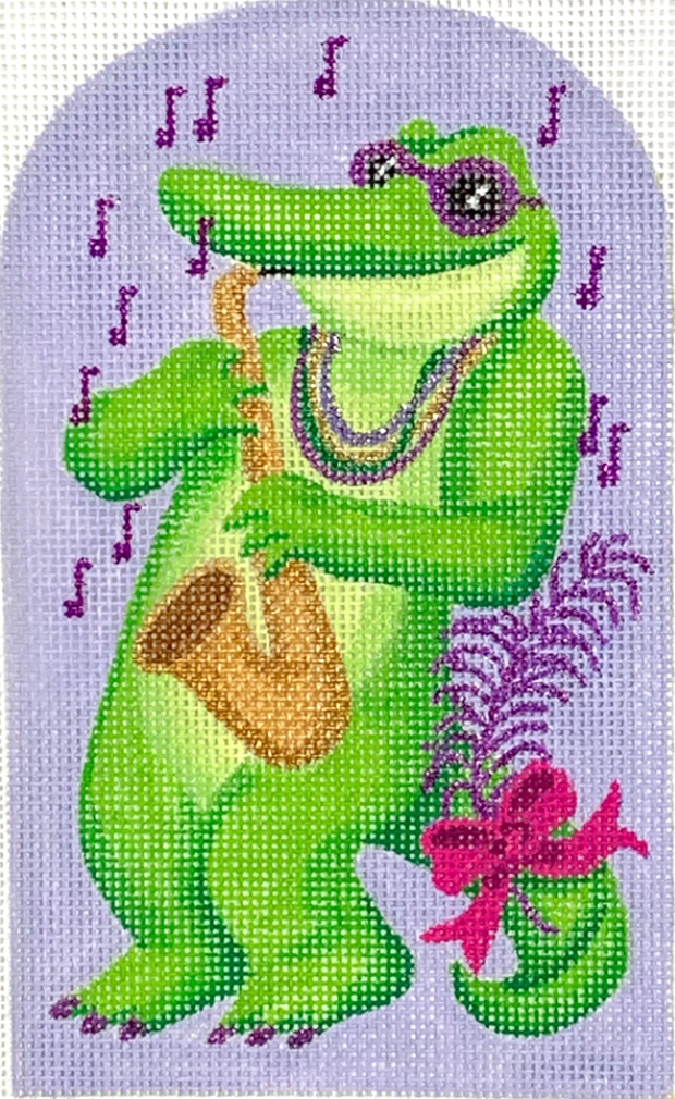 OM-262 Mardi Gras Jazzy Gator