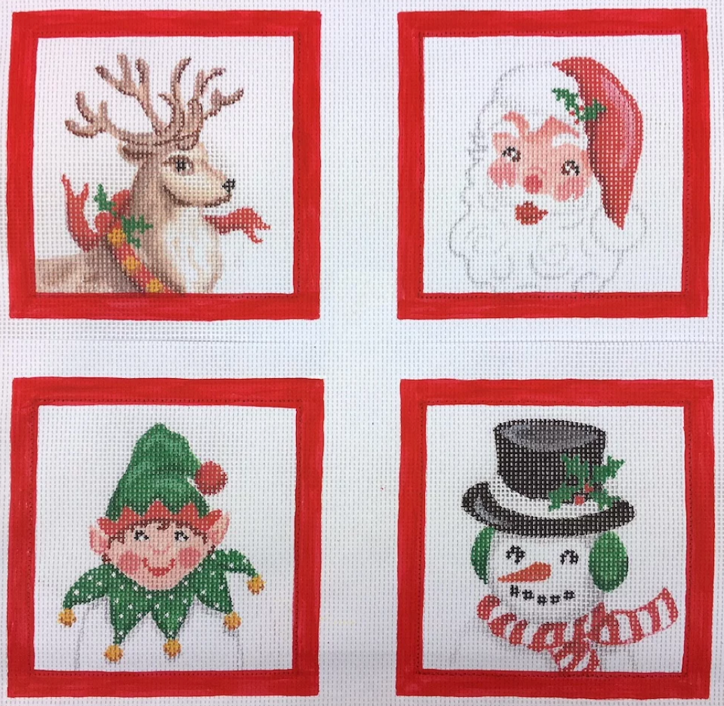 CO4-42 Christmas Character Coasters