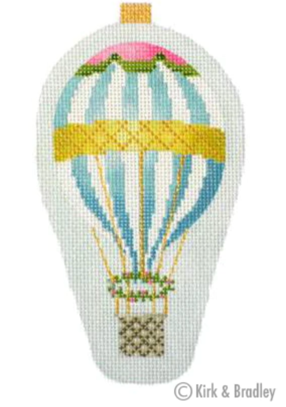 KB1272 Blue Stripe Mini Hot Air Balloon