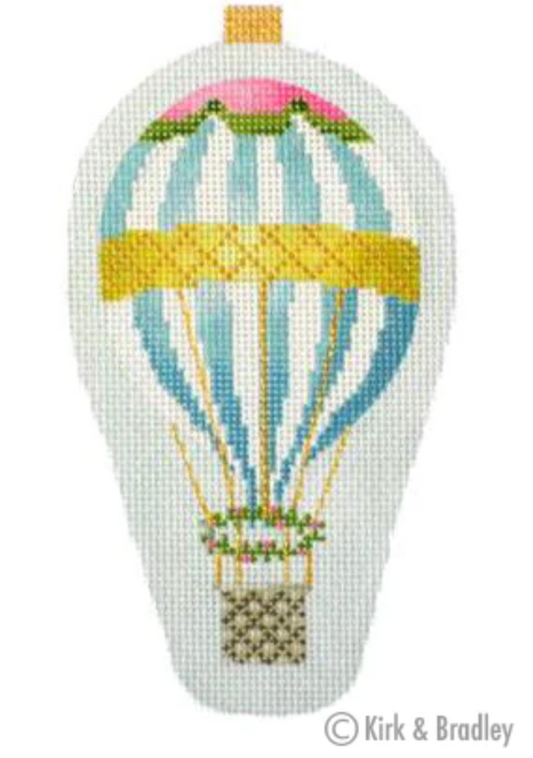 KB1272 Blue Stripe Mini Hot Air Balloon