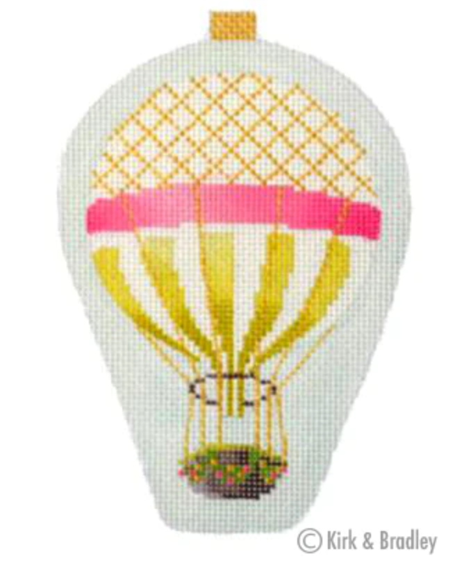 KB1274 Gold Stripe Mini Hot Air Balloon