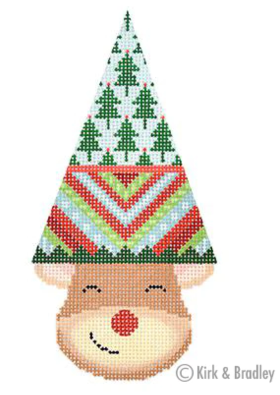 KB1385 Reindeer Cone - Rudy (Stripes)