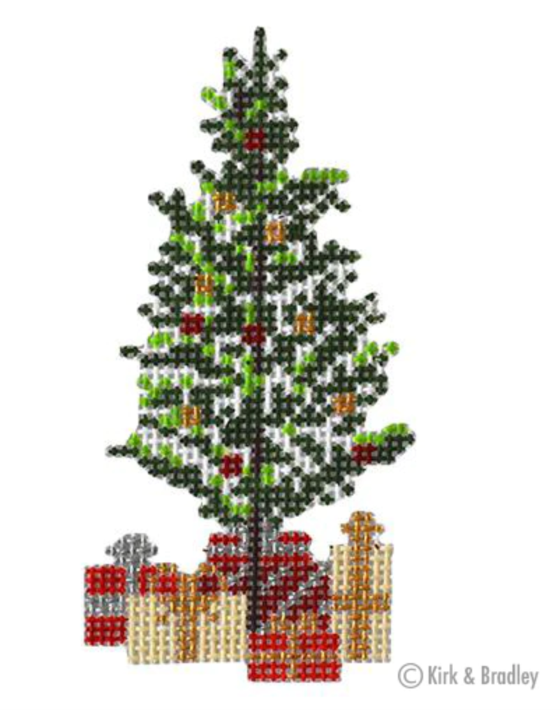KB1494 Retro Ski - Christmas Pine Tree
