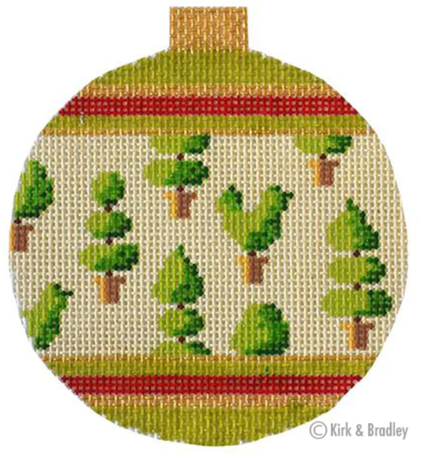 KB1525 Topiaries Holiday Bauble