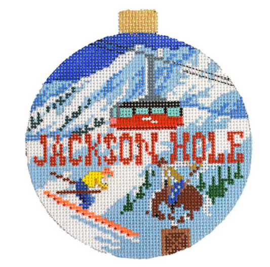 KB1579 Jackson Hole Ski Resort Round