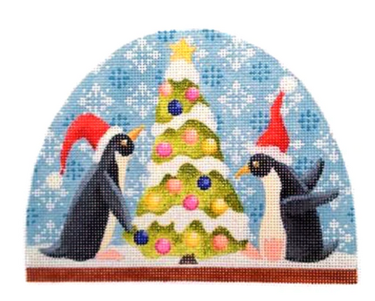 KB439 Penguin Snowdome