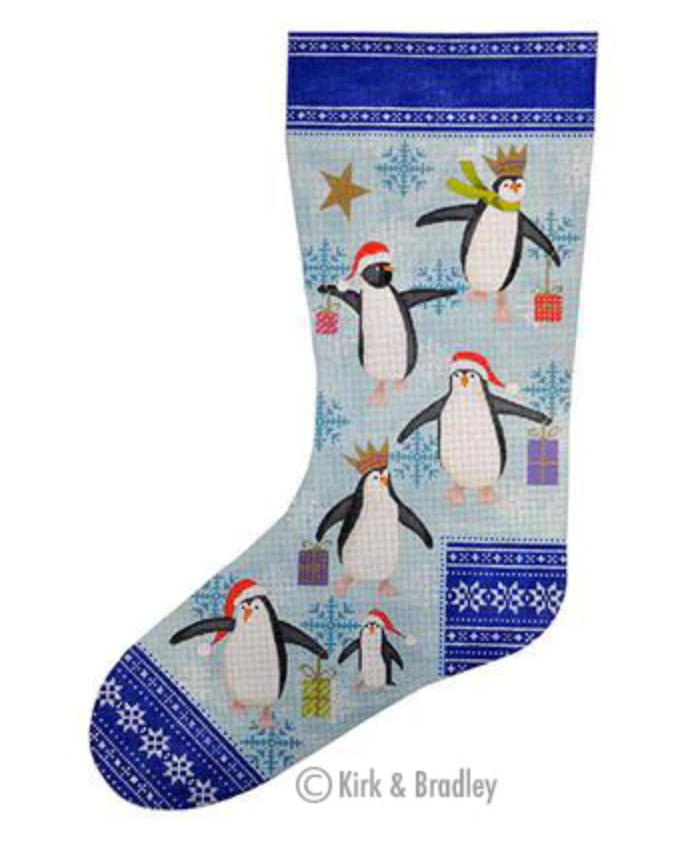 KB297 Penguin Christmas Stocking