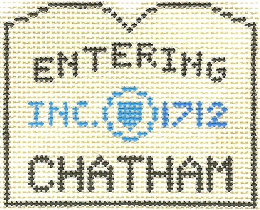574 Entering Chatham Sign