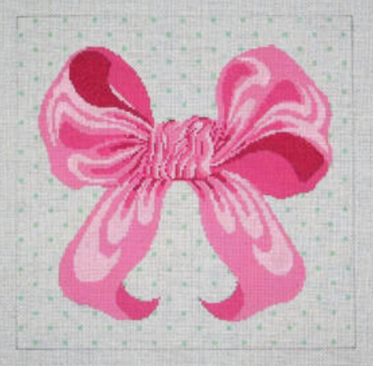 KB19b Lilly Pink Bow - Small