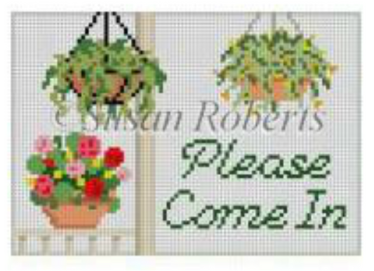 0817 Hanging Baskets "Please Come In" - 13m