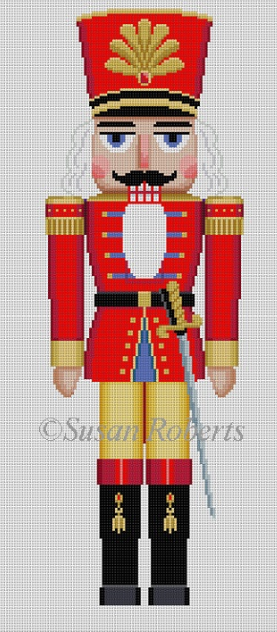 4189 Red Guard With Sword The Enriched Stitch