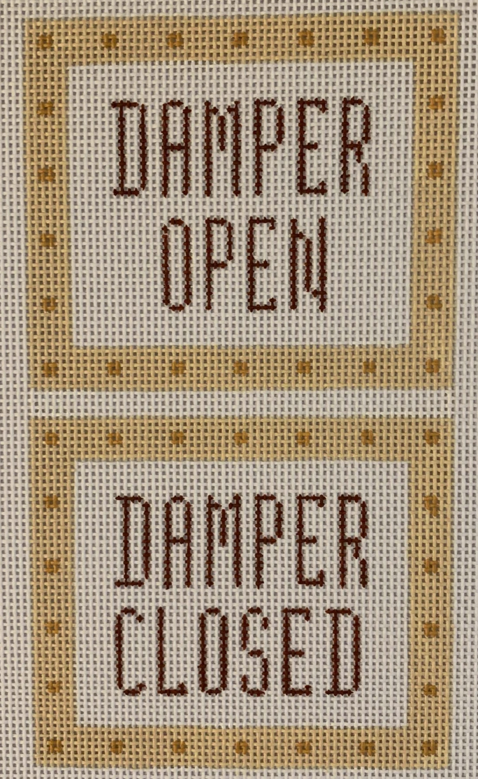 H-003 Damper Open/Closed Sign