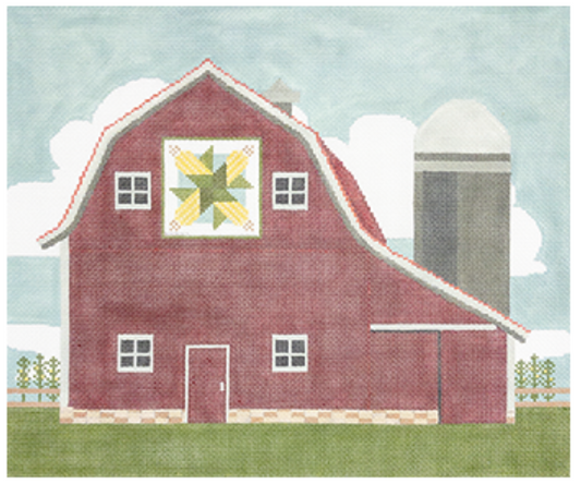 CL605-13 Barn With Quilt