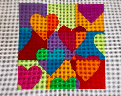 H109-13 Floating Hearts