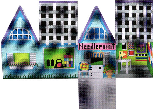 HH150 Needlepoint Store Cottage